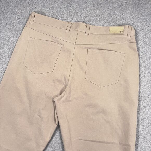 Peter Millar EB66 Pants Mens 38 x 30 Beige Performance Five Pocket Chino Golf - Picture 10 of 14
